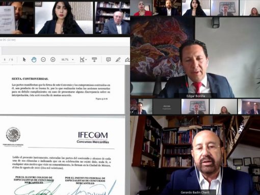 ICECOM e IFECOM firman convenio para impulsar la materia concursal